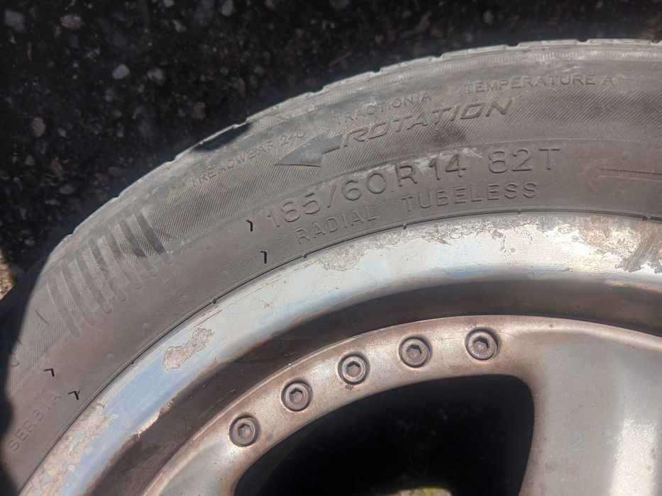 Джанти 14 цола с летни гуми