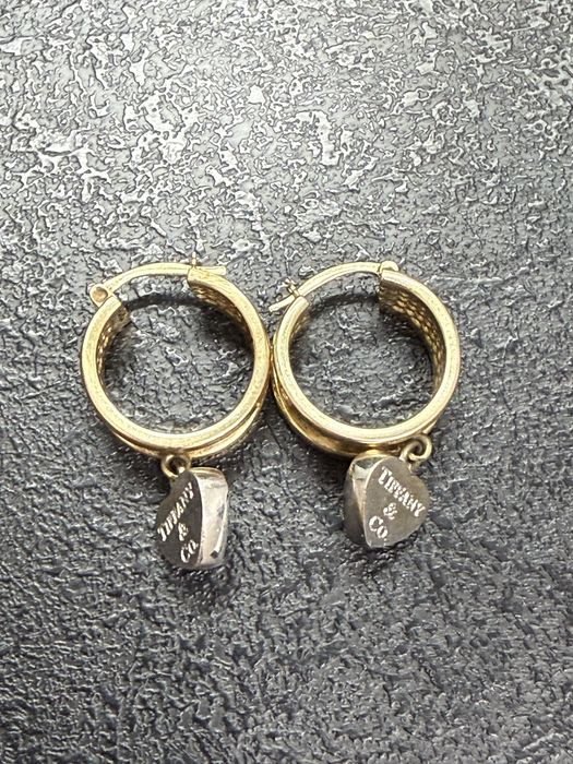 Серьги tiffany золотые