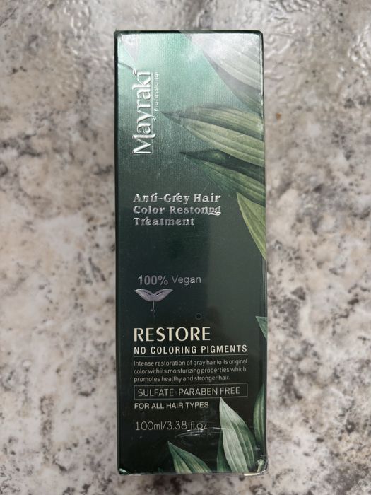 Вакса за терапия на бели коси