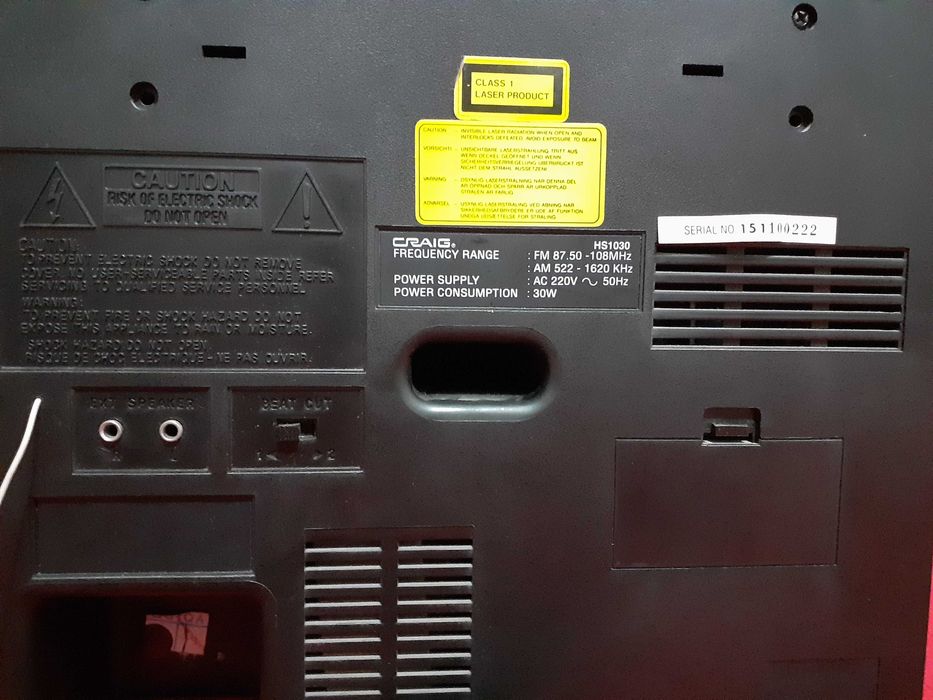 Sistem audio stereo HI-FI CRAIG HS 1030