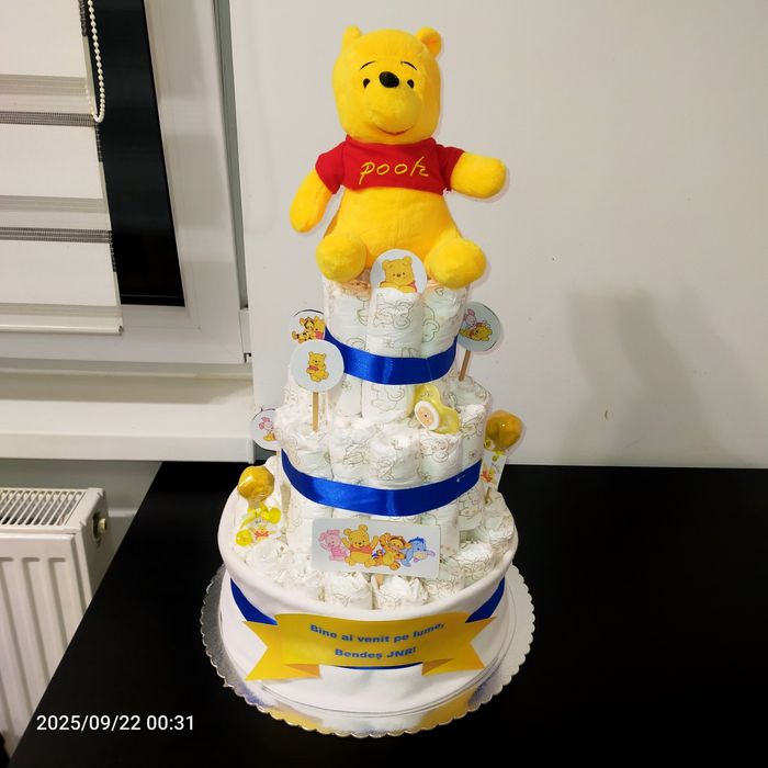 Tort din pampers fete și băieți