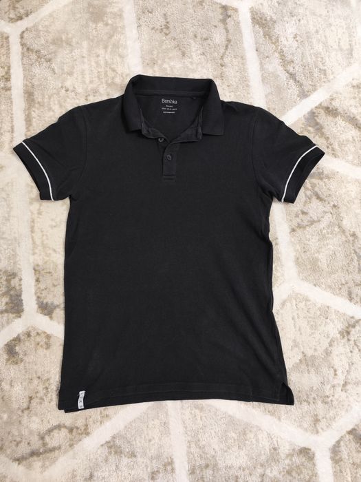 Tricou polo negru