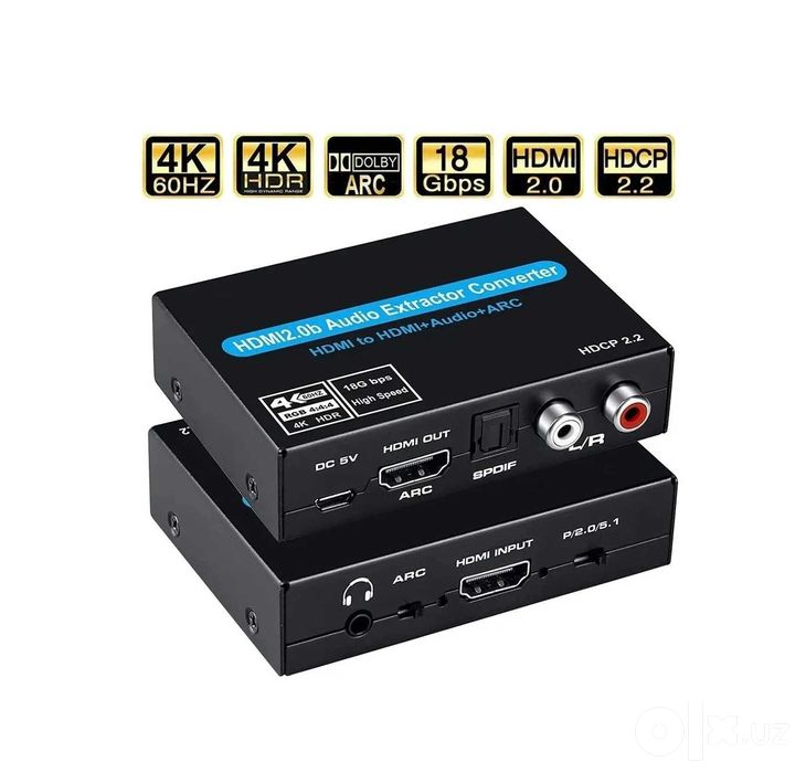 Аудио-конвертер PALMEXX AY-001 HDMI2.0b, 4k/60Hz ARC