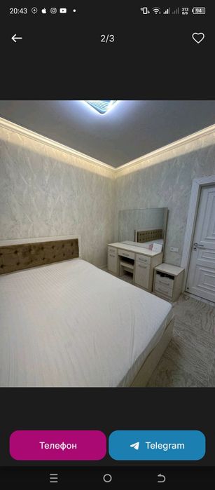 Spalniy garnitur trimo ikkita tumba ikkita kotta shkaf 4metr