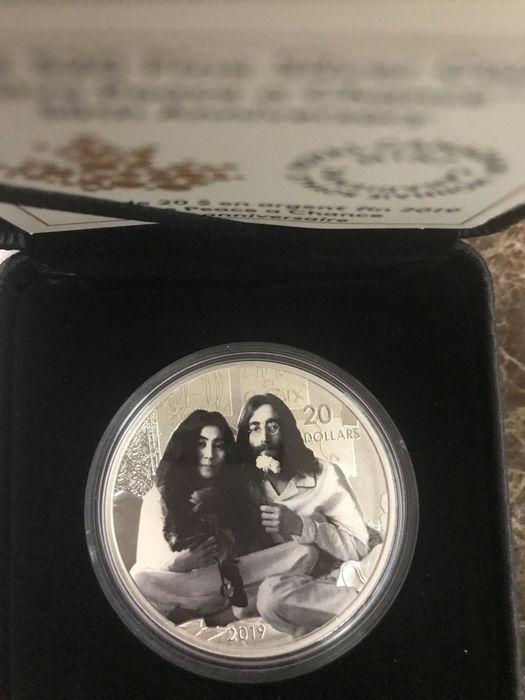 Сребърна монета “GIVE PEACE aCHANCE”  ОТ 1000,- лв до края на май