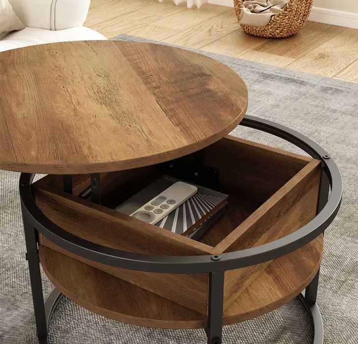 Кръгла повдигаща се холна маса Vicco 9393