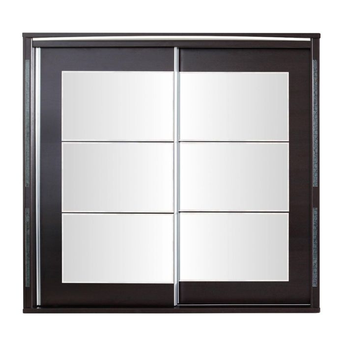 Vand Dormitor complet Allegro wenge+saten lucios, 5 piese , 25C