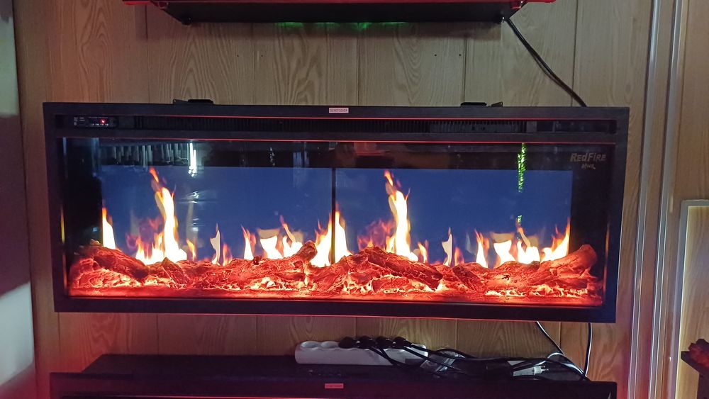 Камины 3D декоративный камин + обогрев