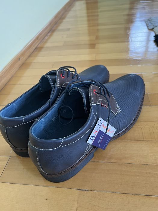Vand pantofi barbatesti  piele naturala noi