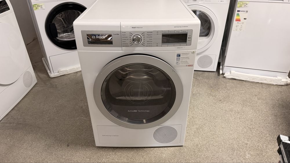 A+++ Сушилня с термопомпа БОШ BOSCH HOME PROFESSIONAL ,8 kg ,Selfclean ,осветление