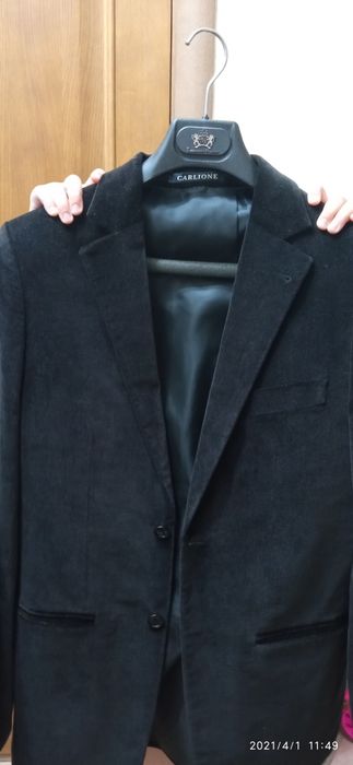 Пиджак мужской велюр