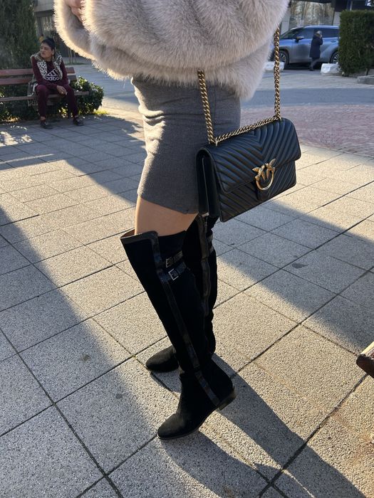 Велурени ботуши/чизми Michael Kors