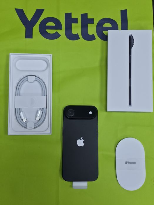 КАТО НОВ 256GB iPhone 17 Air Yettel Гаранция 2029 Space Black | Черен