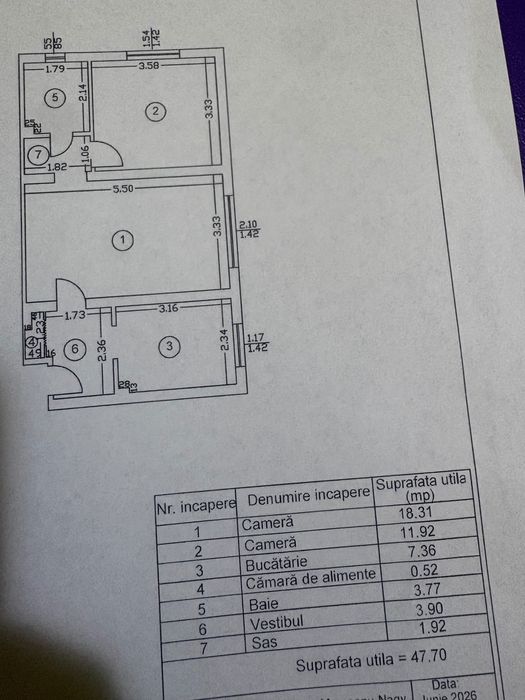 Pf vand apartment 2 camere