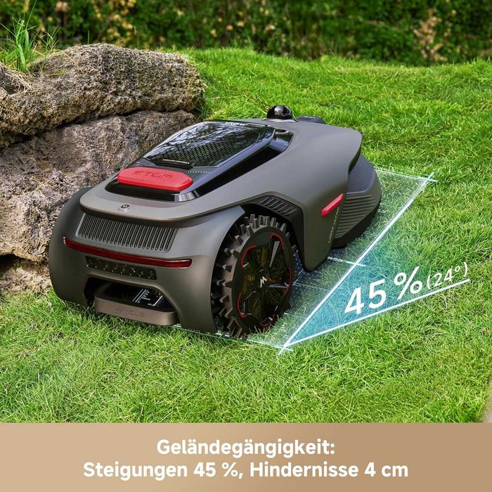 Нов Робот за Косене на Трева Mova LiDAX Ultra 800 - 800 м², 2 години Гаранция, 3D LiDAR, Без Периферен Кабел