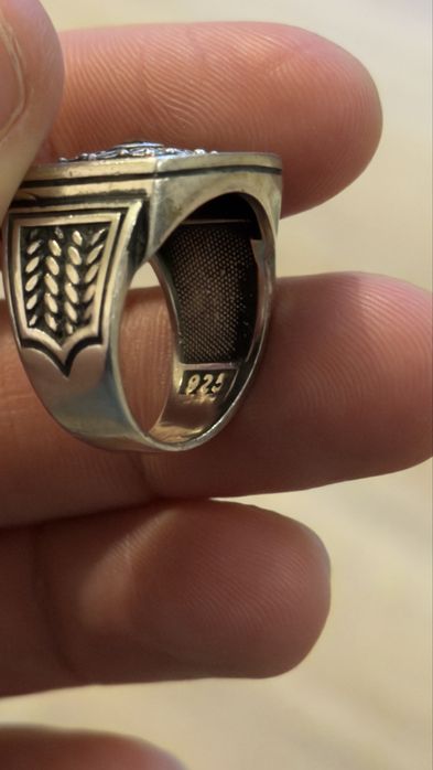 Мъжки сребърен пръстен