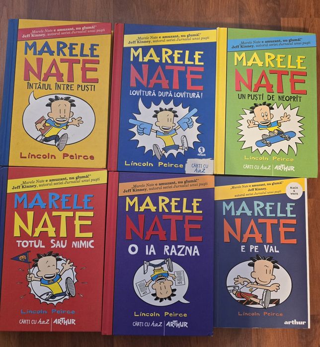 Carti copii, "Marele Nate", de Lincon Peirce, vol 1-6