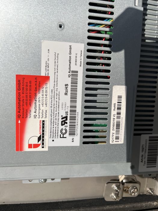 Monitor industrial