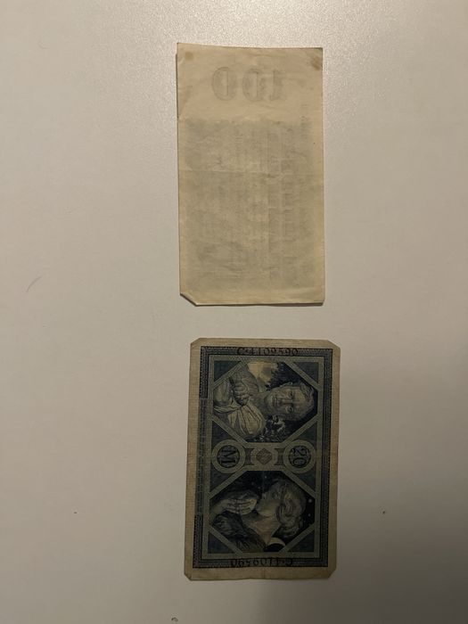 Lot 4 bancnote vechi Germania