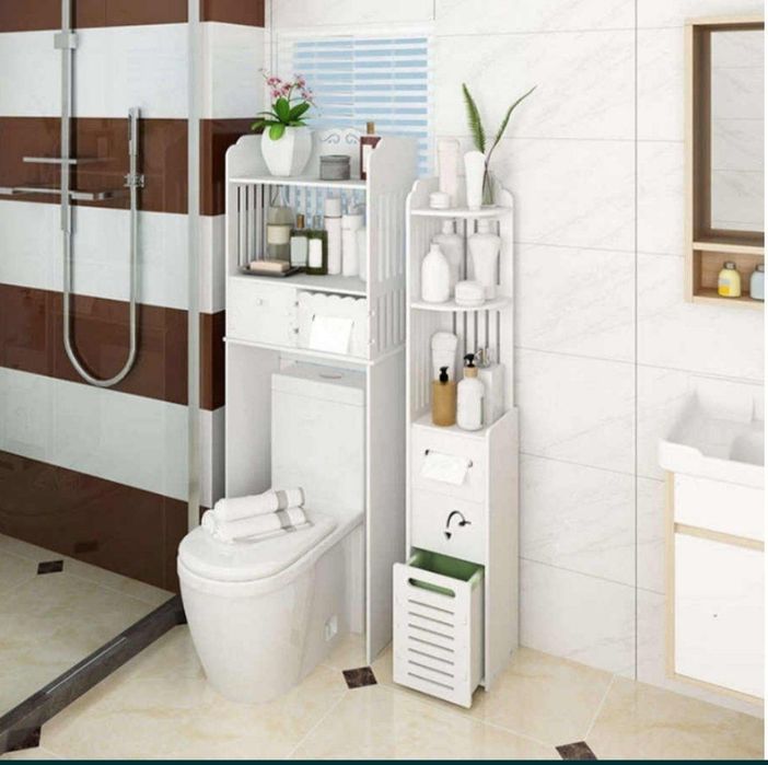 Даставка бесплатная шкаф для ванной комнаты. Напольная стеллаж в ванну