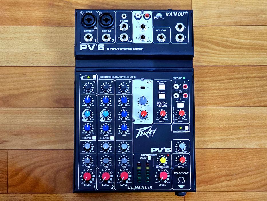 Пассивный микшерный пульт PEAVEY PV 6