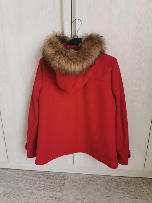 Дамско червено палто