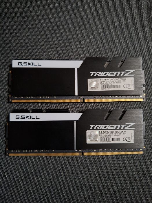 ОЗУ G.SKILL 16gb(2×8gb),DDR4 [3200mhz,)