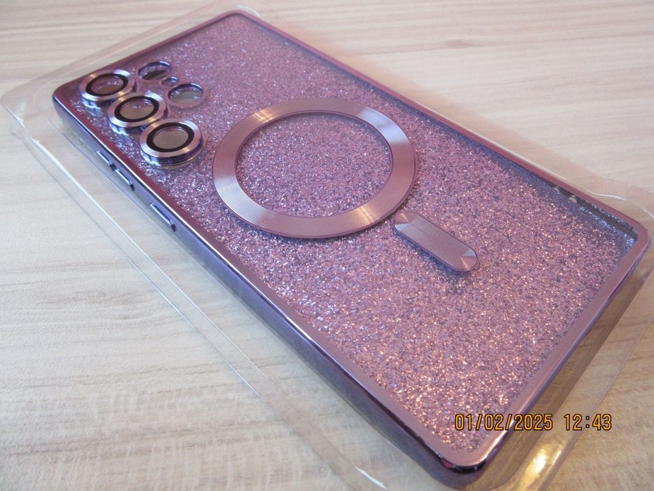 Samsung Galaxy S25 Ultra S25+ S25/ Glitter MagSafe Лукс силиконов кейс