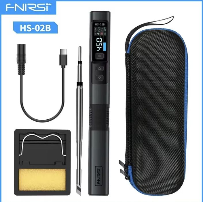Letcon portabil inteligent FNIRSI hs-02b, 100w, display color, nou
