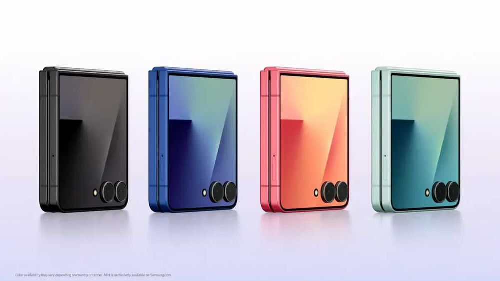 Samsung Galaxy Z Flip 7 5G 512GB Blue / Jet Black Гаранция!