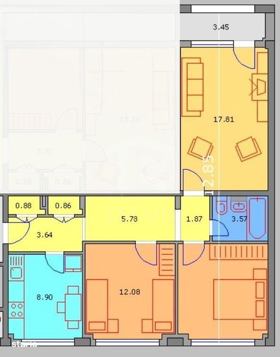 3 camere | Decomandat | Berceni