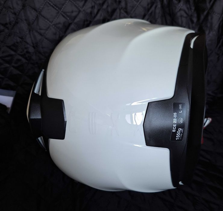 Casca moto NEXX SX 100 CORE EDITION ALB cu PINLOCK masura L noua