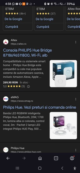 Hub smart philips hue