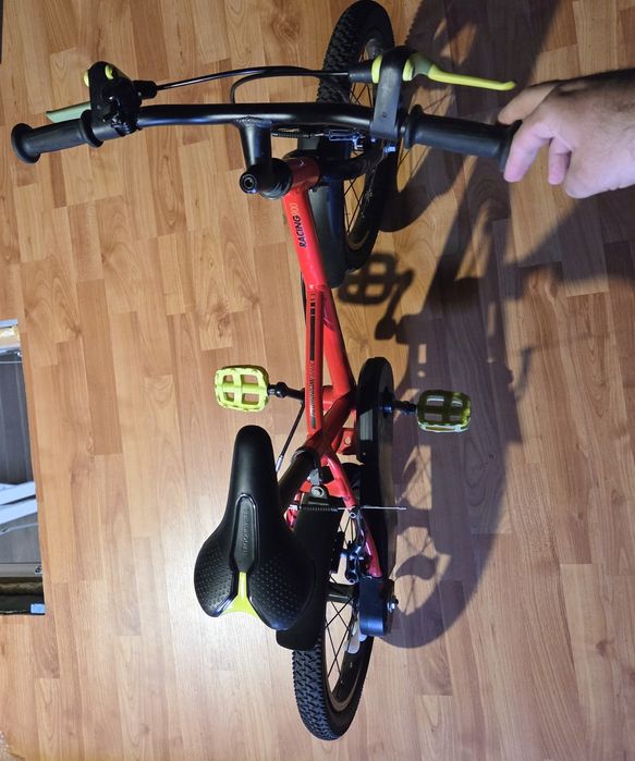 Vand bicicleta B'TWIN 16 INCH 4-6 ANI 900 RACING ROȘU