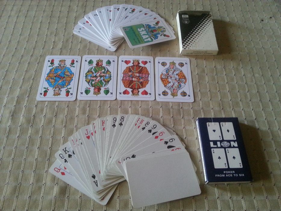 Стари карти немски и класически LION