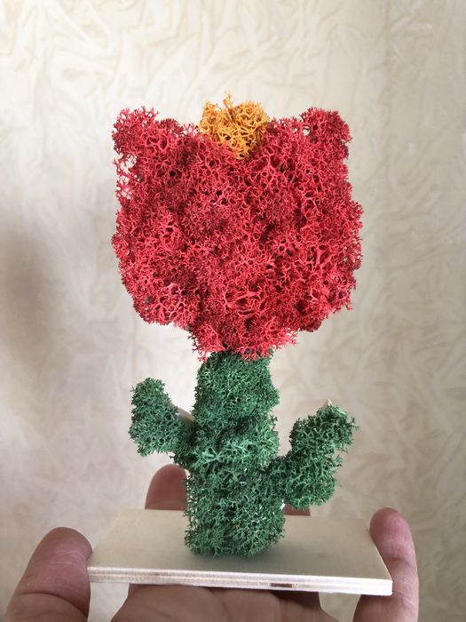 Картина със скандинавски мъх