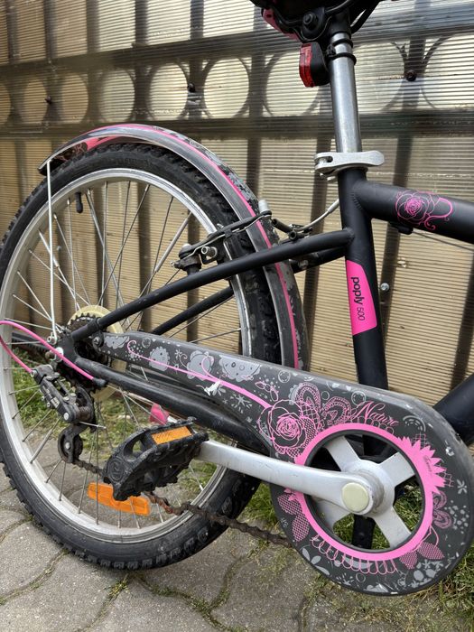 Bicicleta copii roz negru