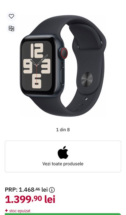 APPLE Watch SE (2nd Gen) V2, GPS + Cellular, 40mm, SIGILAT