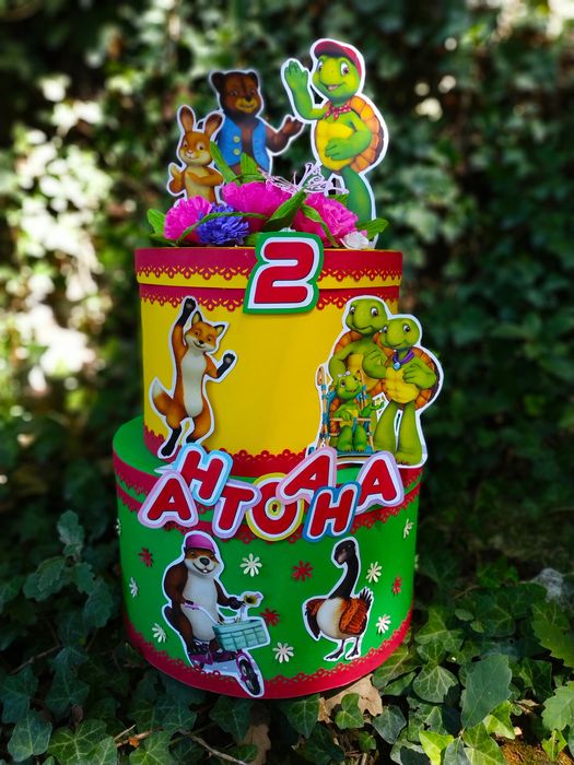 Картонена торта за момиче