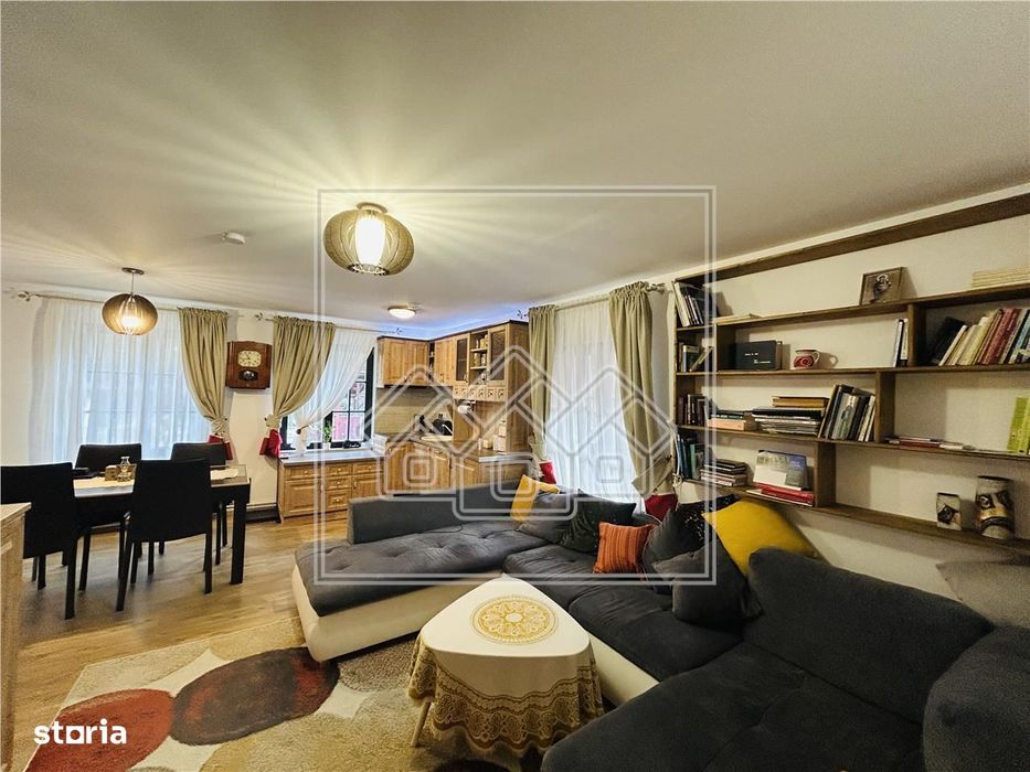 Casa moderna, mobilata si utilata, teren de 309 mp - Cisnadioara