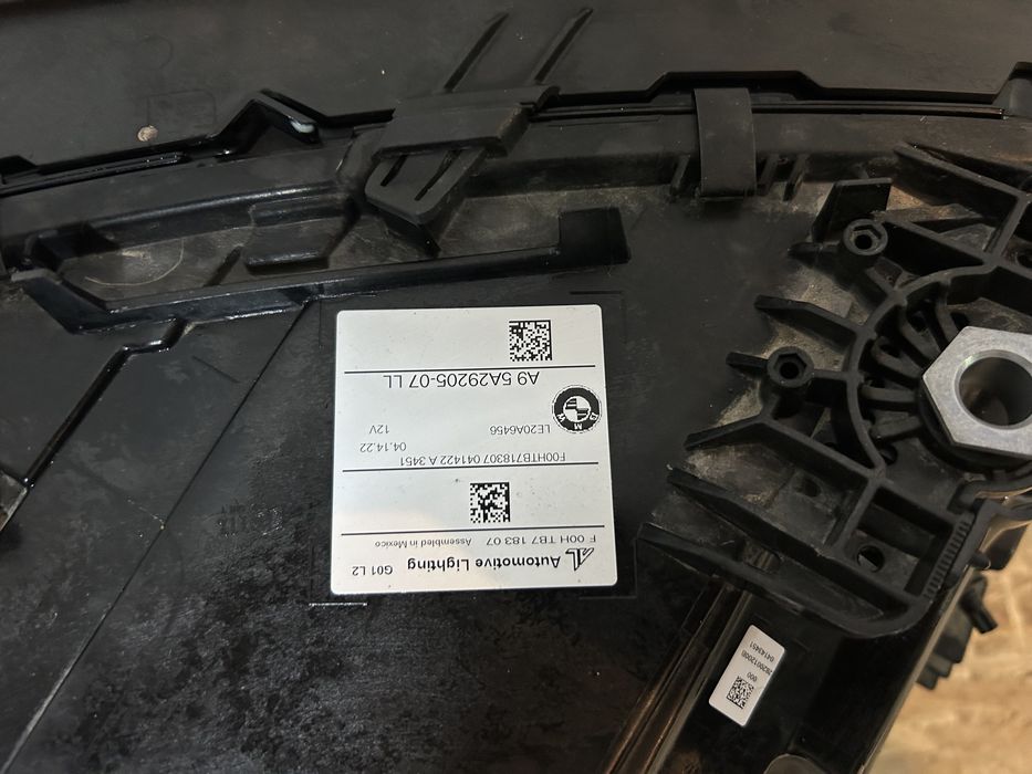 Far faruri bmw X3 G01 X4 G02 LCI led adaptiv shadow line 2021-2023 stg