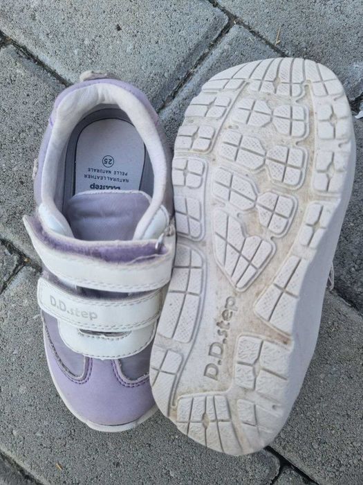 D.D.Step pantofi fete sport marimea 25 - Gri cu coronita