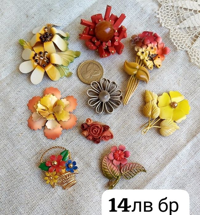 Брошка колие гердан  винтидж