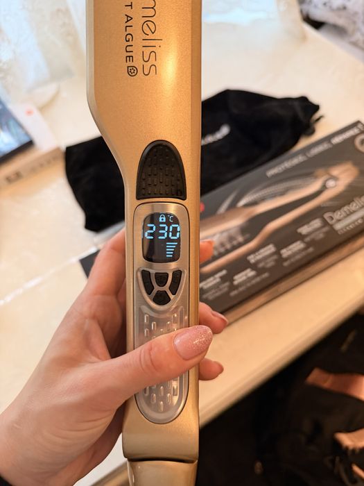 Преса за коса с пара Demeliss Titanium Saint Algue