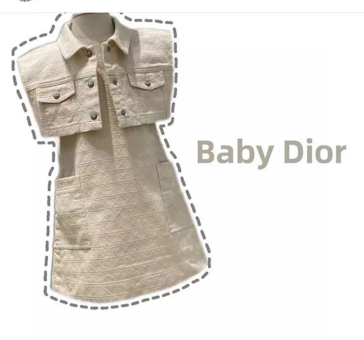 Baby dior рокля с елек