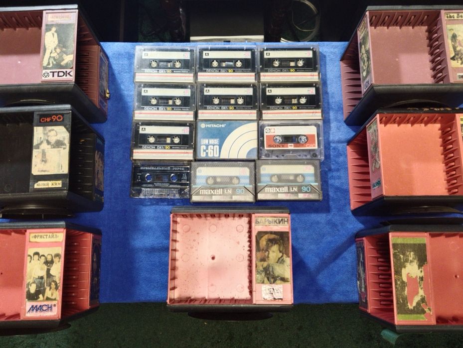 Кассеты+подкассетники вертушка