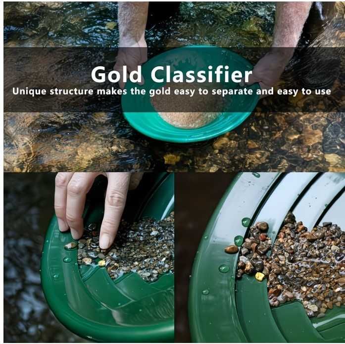 сито , леген за злато , лопатка - комплект