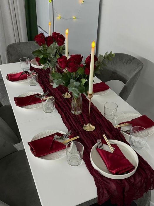 дорожка для стола, оформление декор