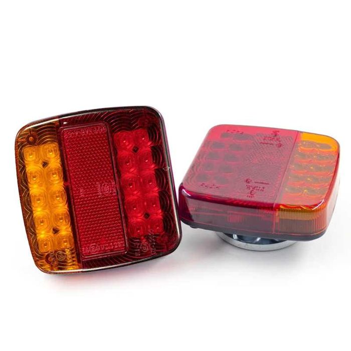 Комплект магнитни  LED задни светлини за ремарке, 12V, с кабел 10 м