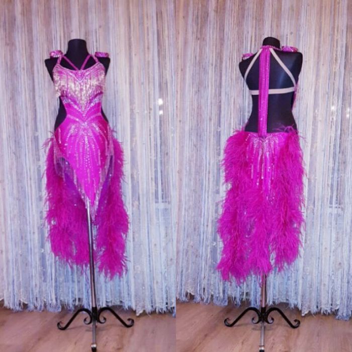 Платье латина для бальных танцев